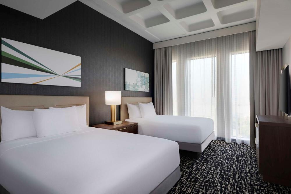 One-Bedroom King Suite with Sofa Bed and Kitchen interior